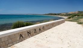 Anzac Cove at dawn, Gallipoli peninsula