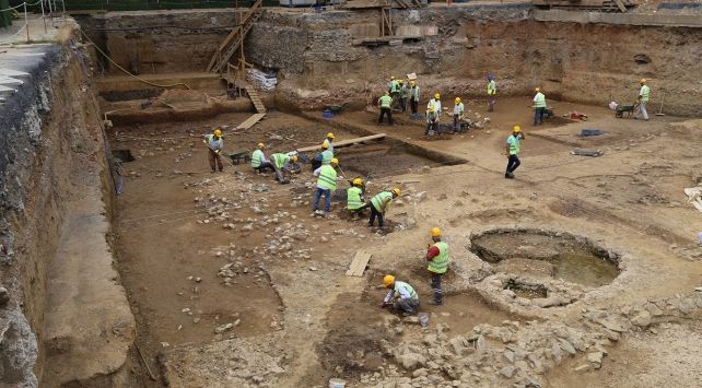 Besiktas archaeology burial