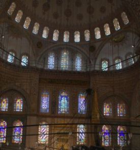 Blue Mosque courtyard